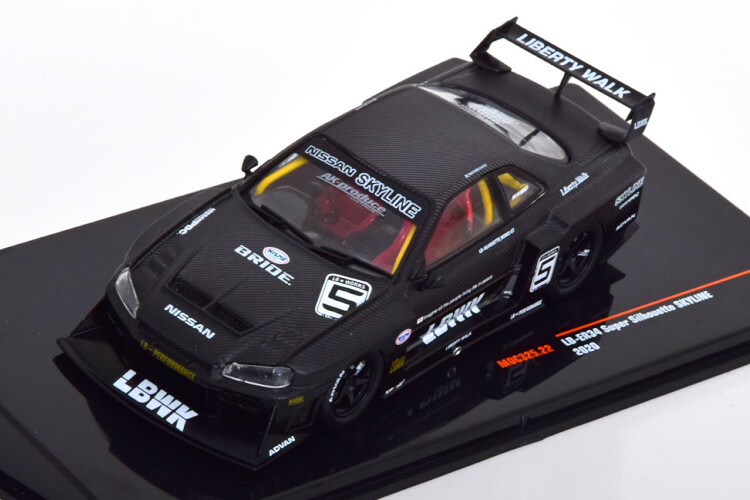 イクソ 1/43 日産 LB Works ER34 スカイライン #5 スーパー シルエット 2020 マットブラック Ixo 1:43 Nissan LB Works ER34 Skyline No 5 Super Silhouette 2020 matt-black 11,100円