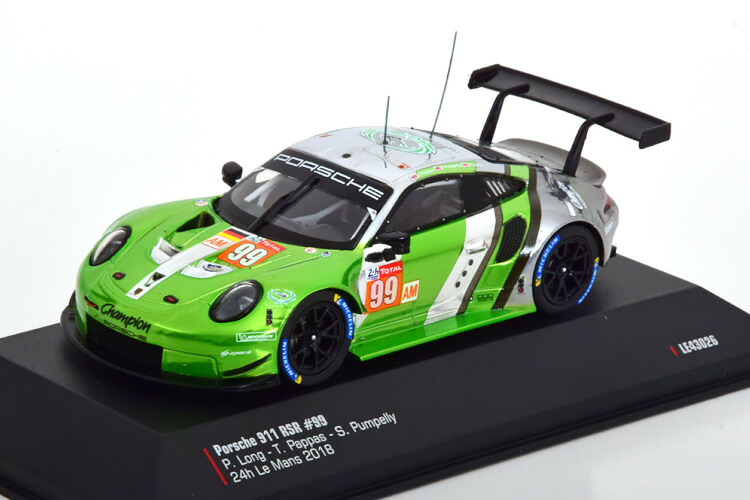 イクソ 1/43 ポルシェ 911 RSR #99 24時間耐久レース ニュルブルクリンク 2019 Long/Pappas/PumpellyIxo 1:43 Porsche 911 RSR No 99 24h Nuerburgring 2019 Long/Pappas/Pumpelly｜Reowide モデルカー カタログ SHOP 10,626円