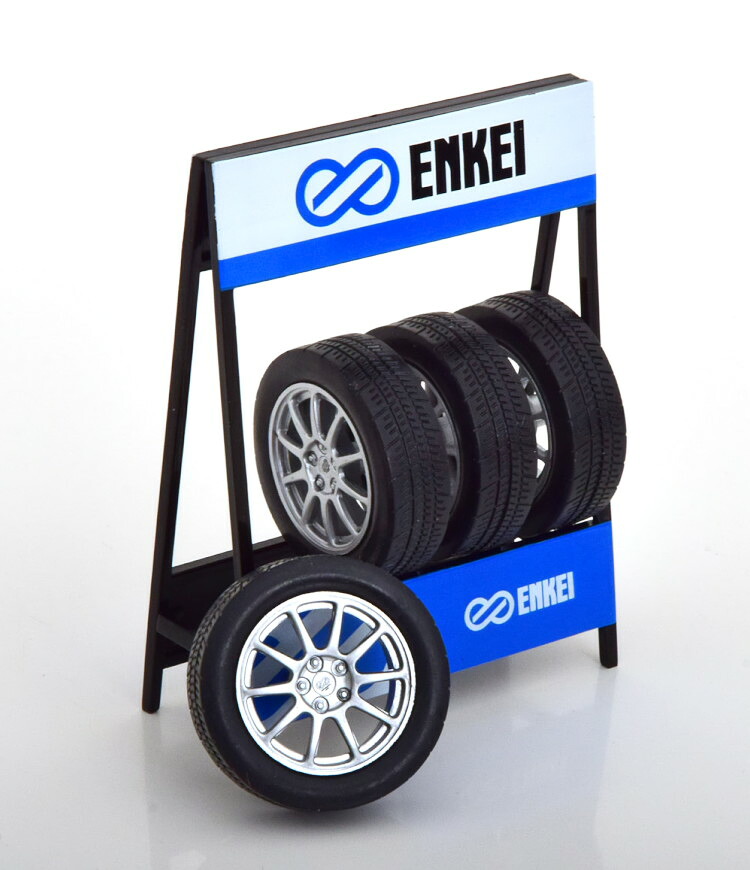イクソ 1/18 Enkei リム・タイヤセット Ixo 1:18 Enkei Felgen und Reifen Set