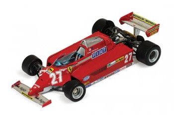 イクソ 1/43 フェラーリ 126CK #27 G. VILLENEUVE 優勝 スペイン GP 1981Ixo 1:43 FERRARI 126CK #27 G. VILLENEUVE WINNER SPANISH GP 1981|Reowide モデルカー カタログ SHOP
