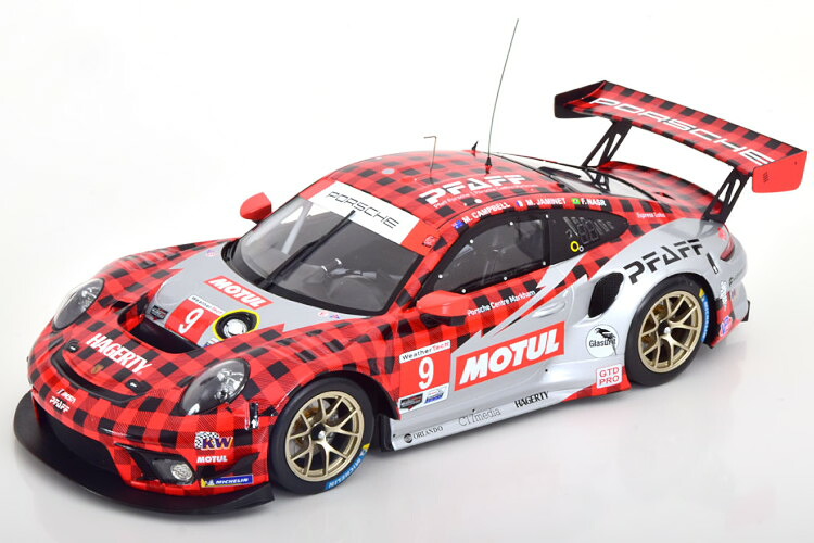 イクソ 1/18 ポルシェ 911 GT3 R 優勝 GTD-Pro デイトナ24時間耐久レース 1964 Campbell/Jaminet/Nasr Ixo 1:18 Porsche 911 GT3 R Winner GTD-Pro 24h Daytona 1964 Campbell/Jaminet/Nasr