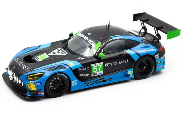 イクソ 1/18 メルセデス AMG GT3 #57 優勝 GTDクラス デイトナ24時間レース 2021 ウィンワード レーシングIxo 1:18 Mercedes AMG GT3 #57 Winner GTD class 24h Daytona 2021 Winward Racing｜Reowide モデルカー カタログ SHOP