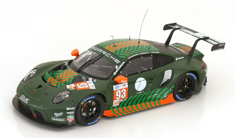 イクソ 1/18 ポルシェ 911 RSR-19 #93 ル・マン24時間 2022 Fassbender/Campbell/RobicIxo 1:18 Porsche 911 RSR-19 No 93 24h Le Mans 2022 Fassbender/Campbell/Robic｜Reowide モデルカー カタログ SHOP