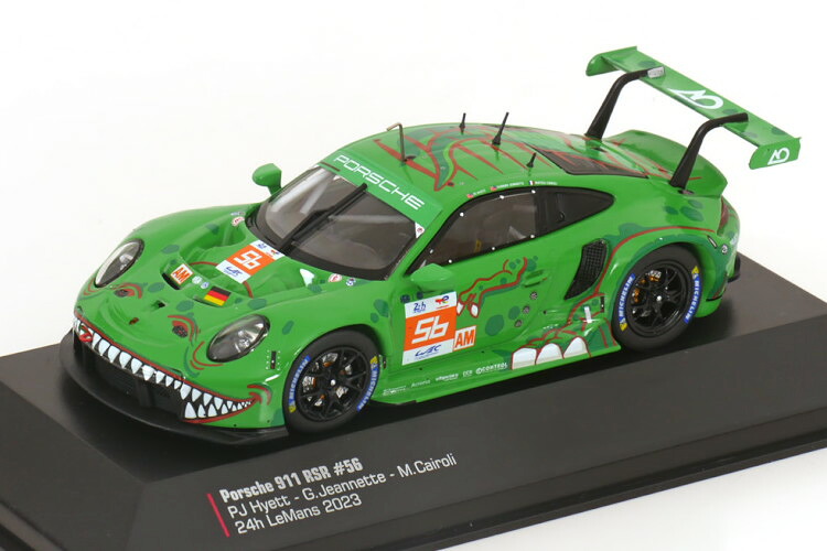 イクソ 1/43 ポルシェ 911 RSR-19 #56 ル・マン24時間 2023 Hyett/Jeannette/Cairoli Ixo 1:43 Porsche 911 RSR-19 No 56 24h Le Mans 2023 Hyett/Jeannette/Cairoli