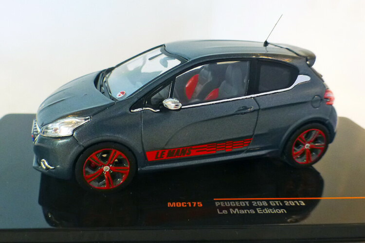 イクソ 1/43 プジョー 208 GTI 2013 グレーメタリック Ixo 1:43 Peugeot 208 GTI 2013 grey metallic
