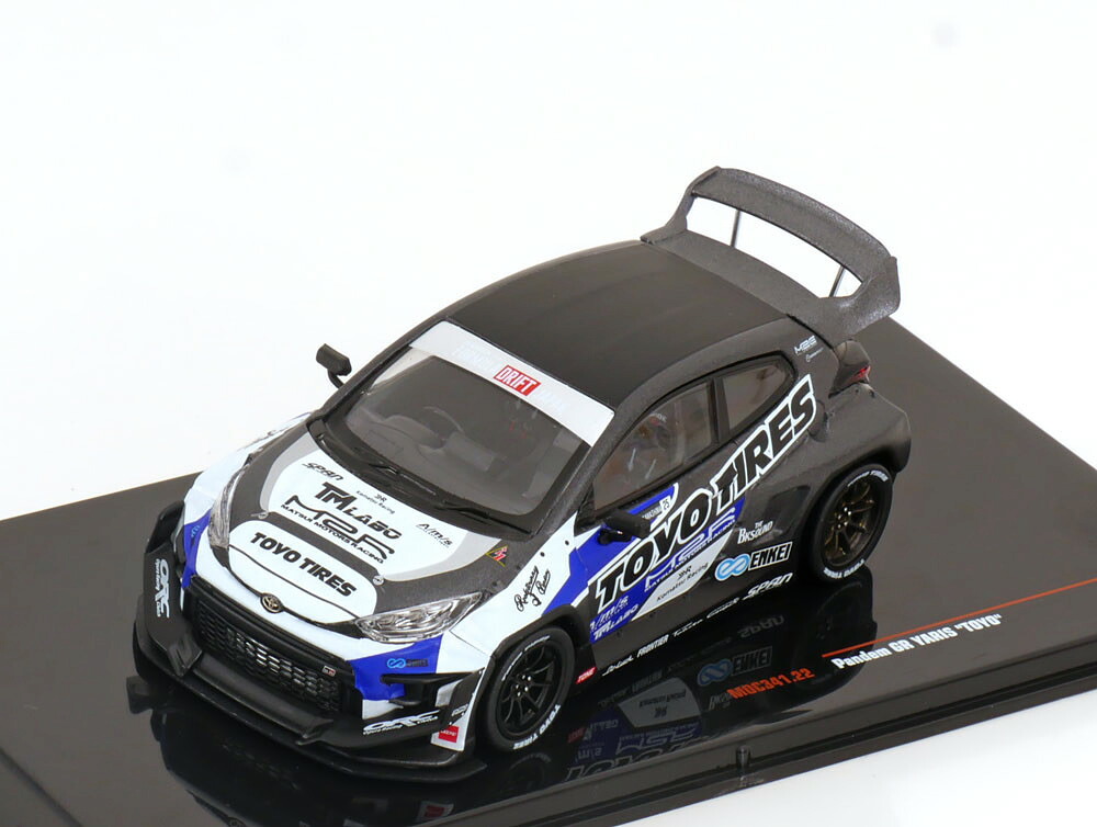 イクソ 1/43 トヨタ パンデム GRヤリス トーヨータイヤ グレーメタリック Ixo 1:43 Toyota Pandem GR Yaris Toyo Tires grey metallic