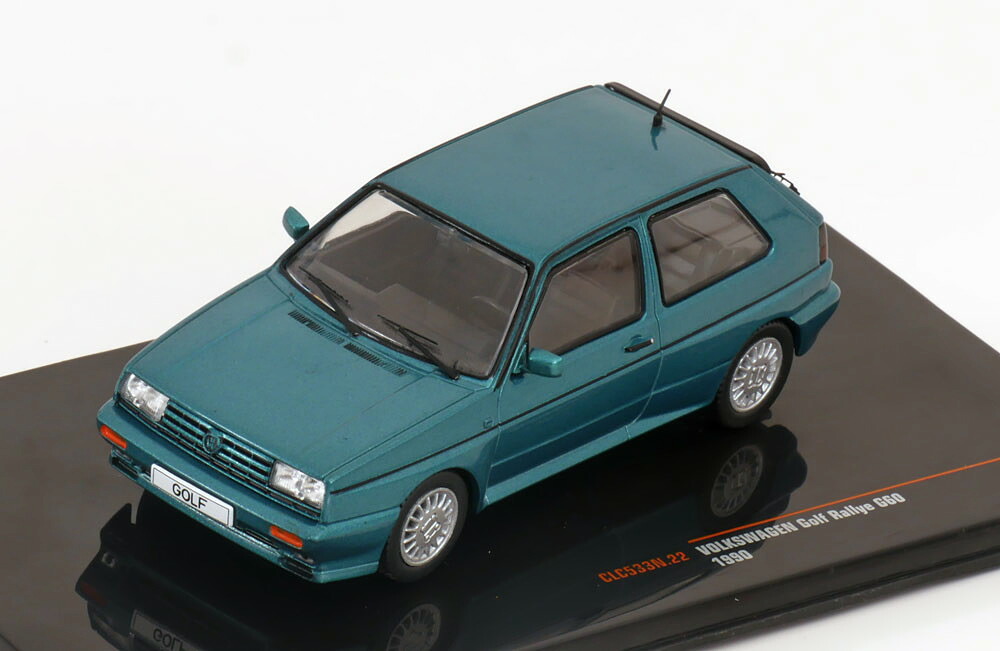 イクソ 1/43 フォルクスワーゲン ゴルフ ラリー G60 1990 グリーンメタリック Ixo 1:43 VW Golf Rallye G60 1990 green metallic