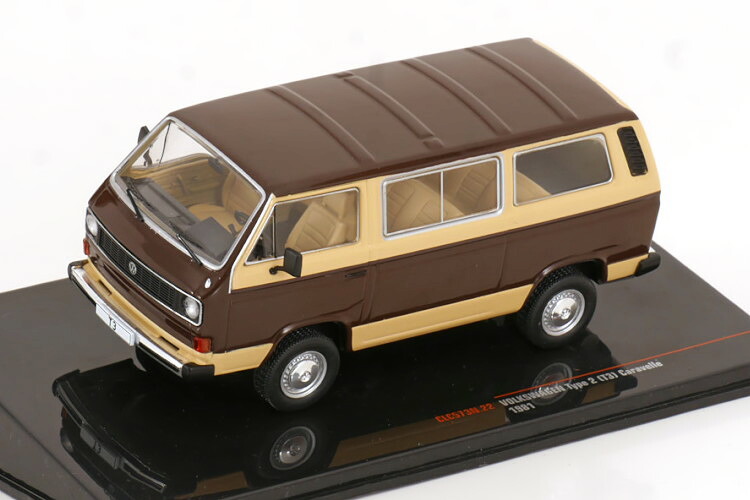 イクソ 1/43 フォルクスワーゲン T3 カラベル 1981 赤銅色/ともし火赤銅色Ixo 1:43 VW Volkswagen T3 Caravelle 1981 brown/light brown 車-ミニカー・トイカー