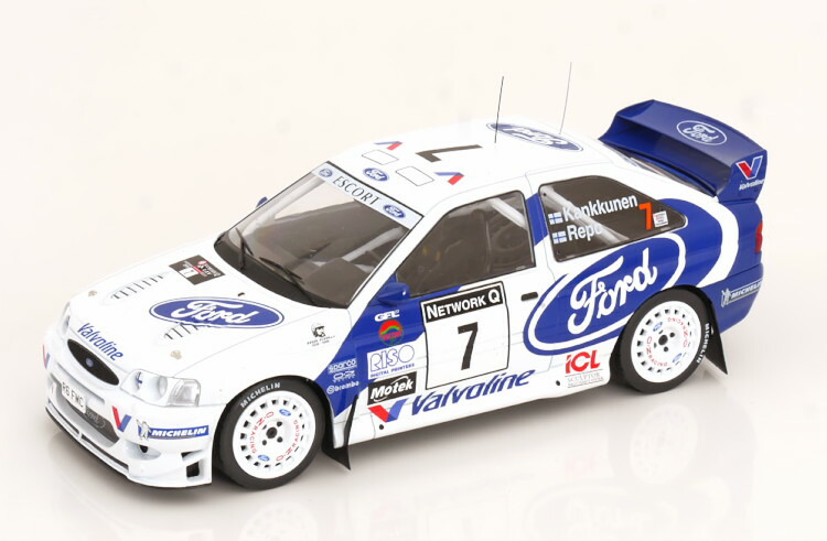 イクソ 1/18 フォード エスコート WRC #7 RACラリー 1998 カンクネン/レポ Ixo 1:18 Ford Escort WRC No7 RAC Rally 1998 Kankkunen/Repo