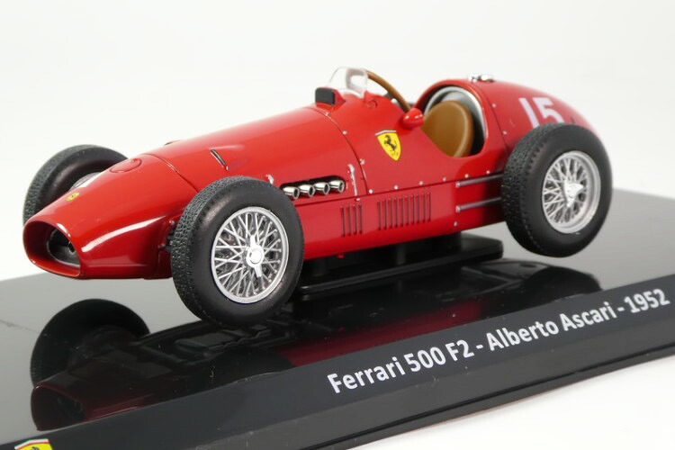 プレミアムイクソ 1/24 フェラーリ 500 F2 #15 F1 ワールドチャンピオン 1952 アルベルト アスカリ Premium ixo 1:24 Ferrari 500 F2 N15 F1 World Champion 1952 Alberto Ascari
