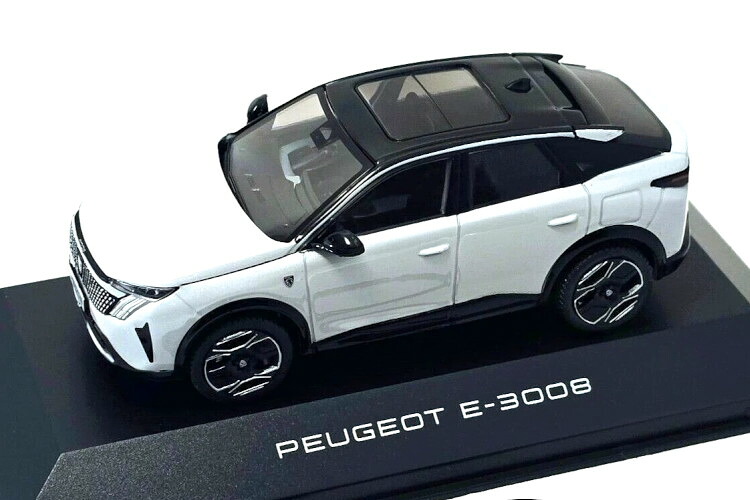イクソ 1/43 プジョー E-3008 2023 白いことIxo 1:43 Peugeot E-3008 2023 white