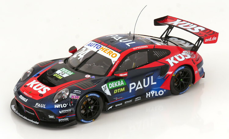 イクソ 1/18 ポルシェ 911 GT3 R #24 優勝 ノリスリング DTM 2022 K&Uuml;S チーム75 トーマス プレイニングIxo 1:18 Porsche 911 GT3 R N24 winner Norisring DTM 2022 K&Uuml;S Team75 Thomas Preining｜Reowide モデルカー カタログ SHOP