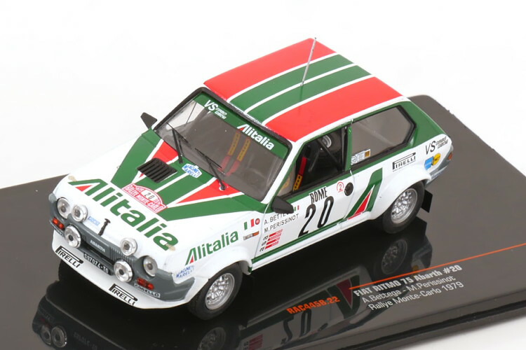 ixo    イクソ　フィアット　アバルト124   RGT  ラリー 楽天市場】イクソ 1/43 フィアット アバルト 124 RGT #52 ラリー