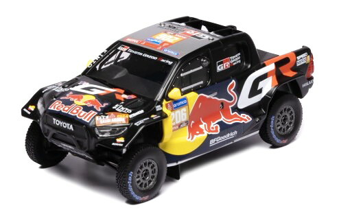 イクソ 1/43 トヨタ ハイラックス GR DKR EVO T1U ピックアップ チーム ガズーレーシング #206 ラリー・ダカール 2024 ルーカス モラエス/アルマン モンレオン Ixo 1:43 TOYOTA HILUX GR DKR EVO T1U PICK-UP TEAM GAZOO RACING N206 RALLY DAKAR 2024