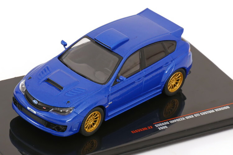 イクソ 1/43 スバル インプレッサ WRC STI カスタム 2009 ブルーメタリック Ixo 1:43 Subaru Impreza WRC STI Custom 2009 bluemetallic