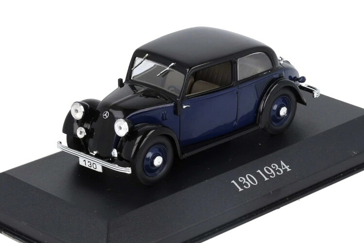 イクソ アルタヤ 1/43 メルセデス・ベンツ 130 1934 ブルー ブラック IXO Altaya 1:43 Mercedes-Benz 130 1934 blue black