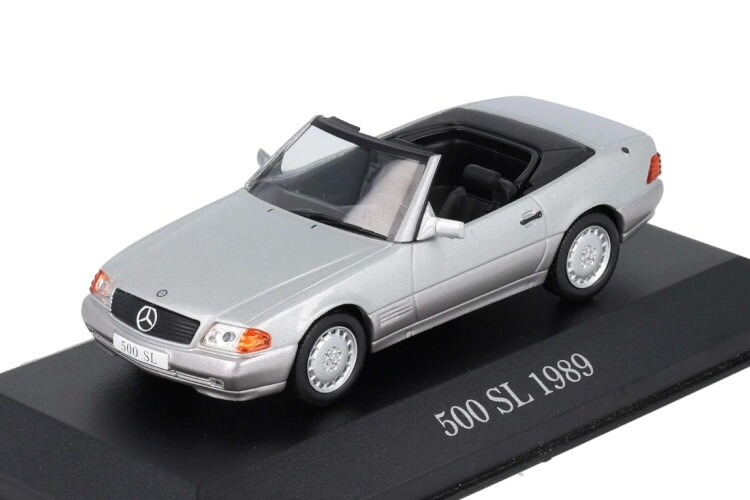 イクソ アルタヤ 1/43 メルセデス・ベンツ 500 SL 1989 シルバー IXO Altaya 1:43 Mercedes-Benz 500 SL 1989 silver