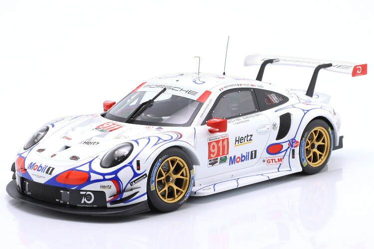 イクソ 1/18 ポルシェ 911 991 RSR #911 クラスウィナー プチ ル・マン 2018 ポルシェ GT チーム Patrick Pilet/Nick Tandy/Fr・・d・・ric Makowiecki Ixo 1:18 Porsche 911 (991) RSR N911 Class Winner Petit LeMans 2018 Porsche GT Team