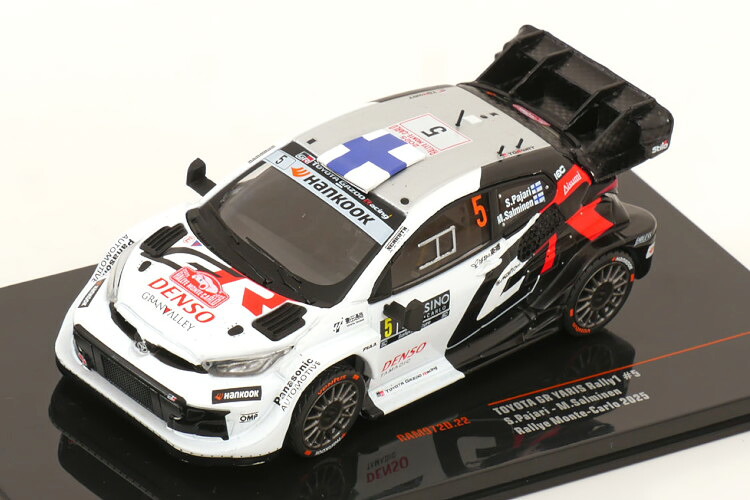 イクソ 1/43 トヨタ GRヤリス Rally1 #5 ラリー モンテカルロ 2025 パヤリ/サルミネン Ixo 1:43 Toyota GR Yaris Rally1 N5 Rally Monte Carlo 2025 Pajari/Salminen