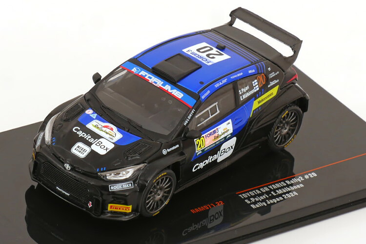 イクソ 1/43 トヨタ GRヤリス Rally2 #20 ラリージャパン 2024 パヤリ/マルッコネン Ixo 1:43 Toyota GR Yaris Rally2 N20 Rally Japan 2024 Pajari/M・・ik・・nen