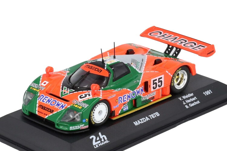 イクソ 1/43 マツダ 787B #55 優勝 ル・マン24時間 1991 フォルカー ヴァイドラー Ixo 1:43 MAZDA 787B N55 24 Heures Mans Winner 1991 V.Weidler
