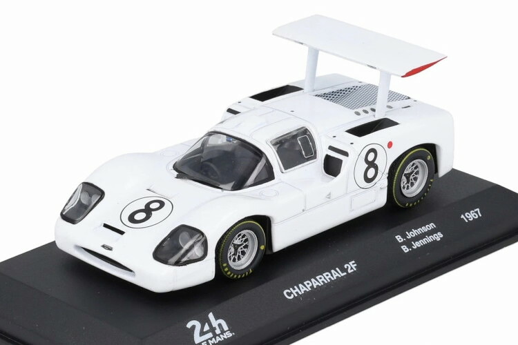 イクソ 1/43 シャパラル 2F #8 ル・マン24第四次元 1967 ビリー ジョンソンIxo 1:43 CHAPARRAL 2F N8 24 Heures Mans 1967 B.Johnson 乗り物のおもちゃ-おもちゃ-車