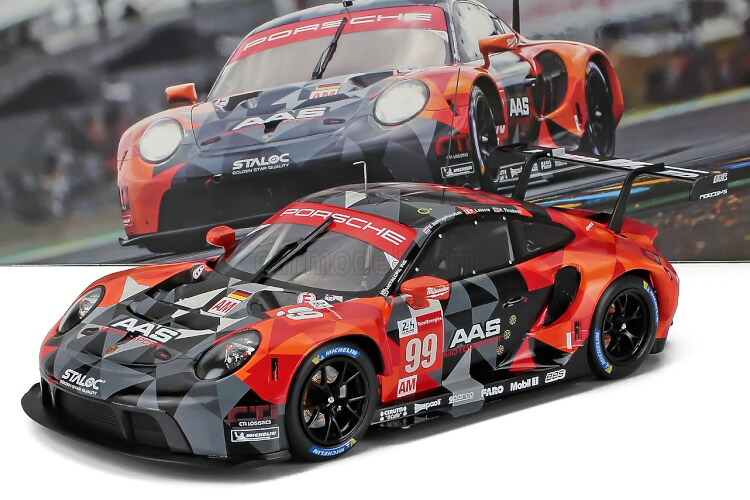 イクソ 1/18 ポルシェ 911 RSR-19 #99 ル・マン24時間 2021 プロトン コンペティション イントラプヴァサク/フロリアン ラトーレ/ハリー ティンクネルIxo 1:18 Porsche 911 RSR-19 N99 24h LeMans 2021 Proton Competition|Reowide モデルカー カタログ SHOP