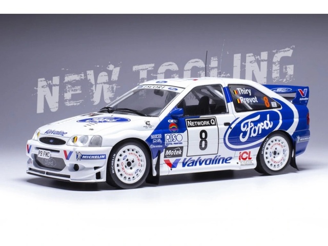 イクソ 1/18 フォード エスコート WRC #8 RACラリー 1998 Thiry/PrevotIxo 1:18 Ford Escort WRC No8 RAC Rally 1998 Thiry/Prevot|Reowide モデルカー カタログ SHOP