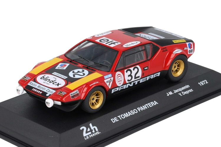 イクソ 1/43 デ トマソ パンテーラ #32 ル・マン24時間 1972 ジャン マリー ジャックマン Ixo 1:43 DE TOMASO Pantera N32 24 Heures Mans 1972 J-M.Jacquemin