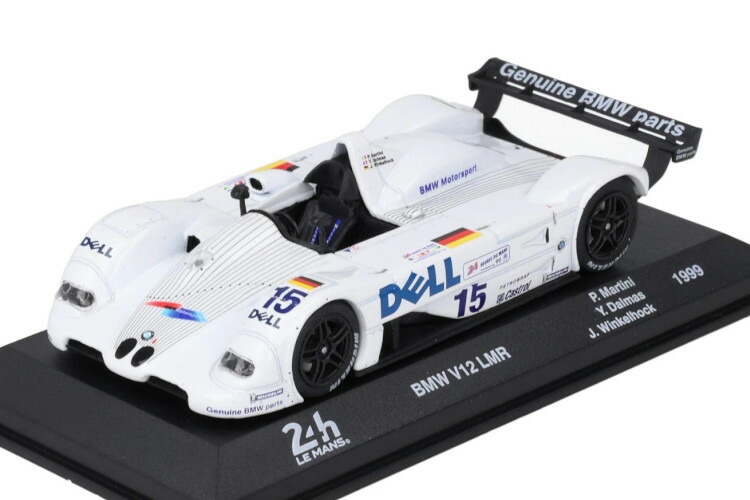 イクソ 1/43 BMW V12 LMR #15 ル・マン24時間 優勝 1999 ヴィンケルホック/ダルマス/マルティニ Ixo 1:43 BMW V12 LMR N15 24 Heures Mans Winner 1st 1999 Winkelhock/Dalmas/Martini