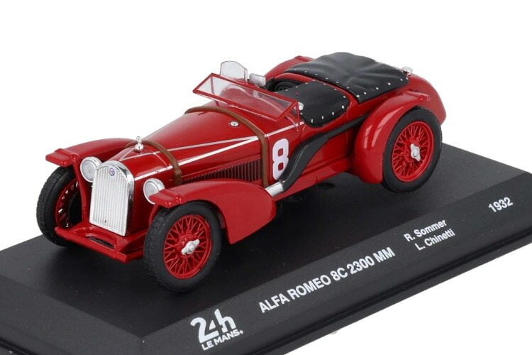 イクソ 1/43 アルファ ロメオ 8C 2300 MM #8 ル・マン24時間 優勝 1932 レイモンド ソマー Ixo 1:43 ALFA ROMEO 8C 2300 MM N8 24 Heures Mans Winner 1932 R.Sommer
