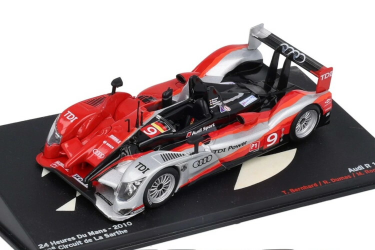 イクソ 1/43 アウディ R15 TDI #9 優勝 2010 ル・マン24時間 サルト ティモ ベルンハルトIxo 1:43 AUDI R15 TDI N9 Winner 2010 La Sarthe 24h du Mans T.Bernhard