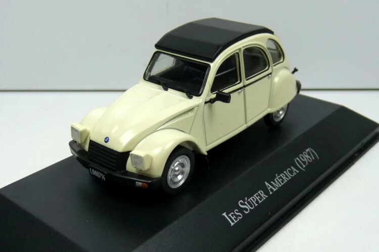イクソ 1/43 アルゼンチン 80 90 IES 2CV スーパー アメリカ 1987 アイボリー IXO 1:43 Argentine 80/90 IES 2CV Super America 1987 ivory