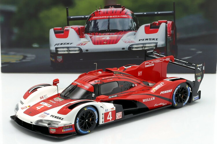 イクソ 1/18 ポルシェ 963 #4 ル・マン24第四次元 2024 ポルシェ ペンス手がかり モータースポーツ マチュー ジャミネ/フェリペ ナスル/ニック タンディIxo 1:18 Porsche 963 N4 24h LeMans 2024 Porsche Penske Motorsport Mathieu Jaminet/Felipe Nasr/Nick Tandy