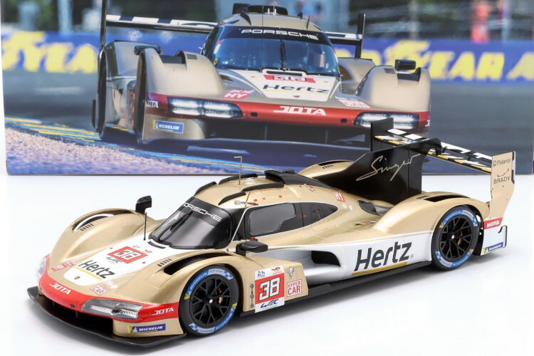 イクソ 1/18 ポルシェ 963 #38 ル・マン24第四次元 2023 ハーツ 野球クラブ ジョタ アントニオ フェリックス ダ コスタ/ウィル スティーブンス/イェ イーフェイIxo 1:18 Porsche 963 N38 24h LeMans 2023 Hertz Team Jota Antonio Felix 地方検事 Costa/Will Stevens/Ye Yife