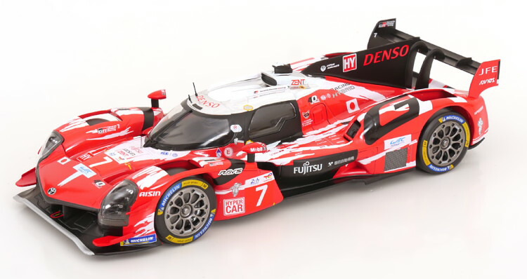 イクソ 1/18 トヨタ GR010 変わり種 #7 ル・マン24第四次元 2025 コンウェイ/小林/デ フリースIxo 1:18 Toyota GR010 Hybrid N7 24h Le Mans 2025 Conway/Kobayashi/de Vries