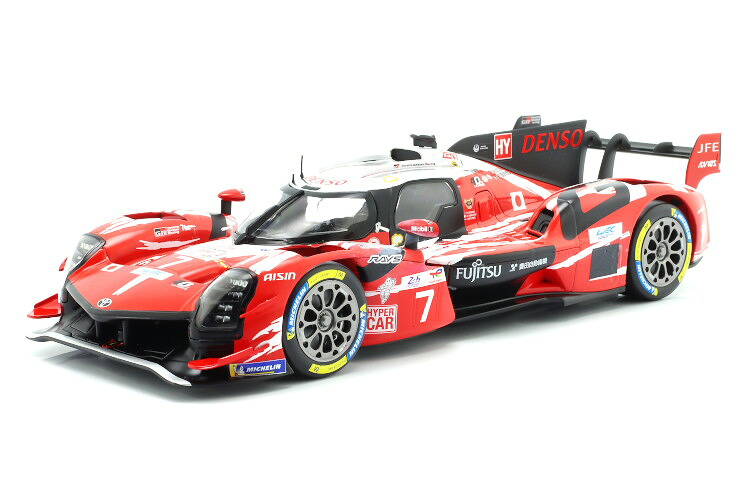 イクソ 1/18 トヨタ GR010 変わり種 #7 ル・マン24第四次元 2025 5位 トヨタ ガズーレーシング マイクロホン コンウェイ/小林 可夢偉/ニック デ フリースIxo 1:18 Toyota GR010 Hybrid N7 5th 24h LeMans 2025 Toyota Gazoo Racing Mike Conway/Kamui Kobayashi/Nyck de Vries