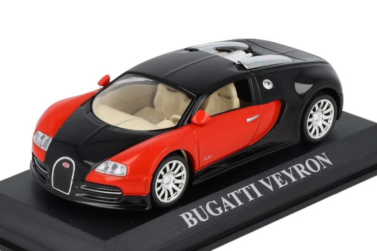 イクソ アルタヤ 1/43 ドリームカーズ ブガッティ ヴェイロン ブラック レッドIXO Altaya 1:43 DREAM CARS BUGATTI Veyron black red
