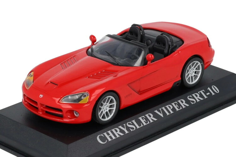 イクソ アルタヤ 1/43 ドリームカーズ クライスラー バイパー SRT-10 赤いことIXO Altaya 1:43 DREAM CARS CHRYSLER Viper SRT-10 RED 車-おもちゃ-乗り物のおもちゃ