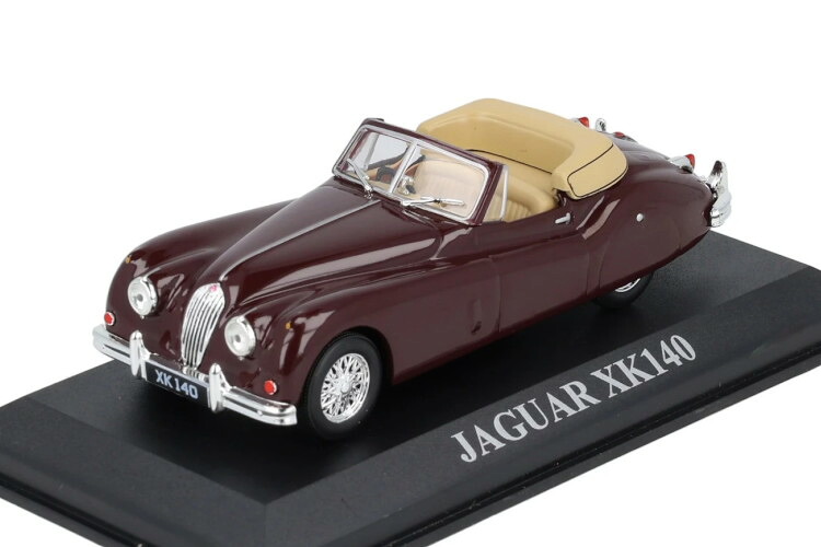 イクソ アルタヤ 1/43 ドリームカーズ ジャガー XK140 マルーンIXO Altaya 1:43 DREAM CARS JAGUAR XK140 Maroon 乗り物のおもちゃ-ミニカー・トイカー