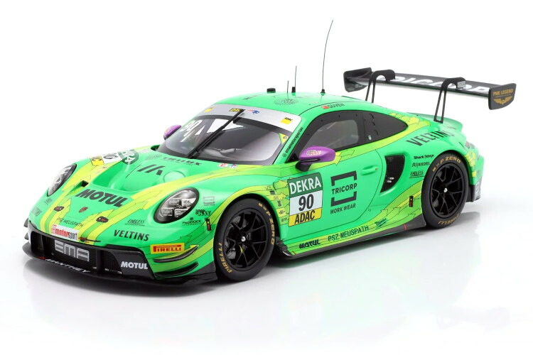 イクソ 1/18 ポルシェ #90 勝ちとる DTM 2025 マン五分五分 グリーノ Ayhancan GuvenIXO 1:18 Porsche 911 GT3 R #90 DTM Champion 2025 Manthey Greeno Ayhancan Guven