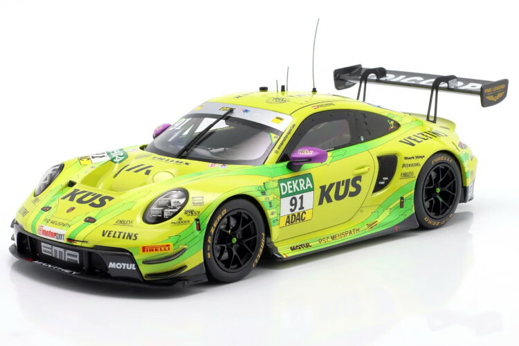 イクソ 1/18 ポルシェ #91 DTM 2025 マンタイ王国 薄墨色ロ Thomas PreiningIXO 1:18 Porsche 911 GT3 R #91 DTM 2025 Manthey Grello Thomas Preining