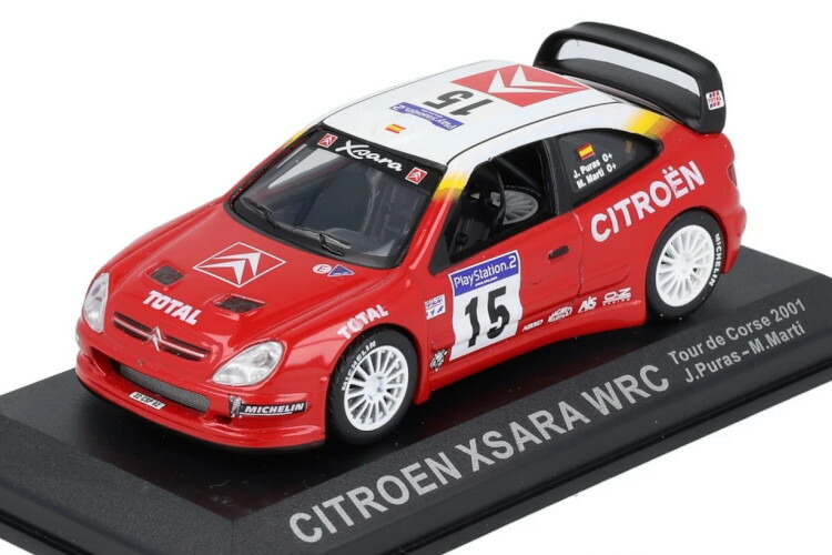 イクソ 1/43 シトロエン クサラ WRC #15 2001 J.付け加えるIXO 1:43 Citroen Xsara WRC #15 2001 J. Puras 乗り物のおもちゃ-おもちゃ