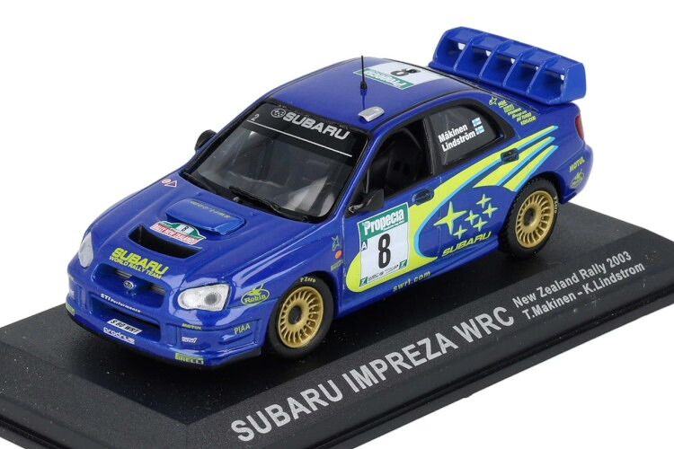 イクソ 1/43 スバル インプレッサ WRC #8 2003 T.マキネンIXO 1:43 Subaru Impreza WRC #8 2003 T. Makinen おもちゃ-乗り物のおもちゃ
