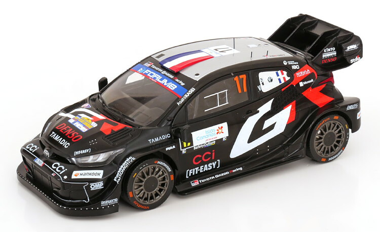 イクソ 1/18 トヨタ ヤリス GR ラリー1 変わり種 野球クラブ トヨタ ガズーレーシング WRT #17 2位 ラリー・イスラス・カナリアス 2025 オジェ/幽客デIxo 1:18 TOYOTA YARIS GR RALLY1 HYBRID TEAM TOYOTA GAZOO RACING WRT N17 2nd RALLY ISLAS CANARIAS 2025