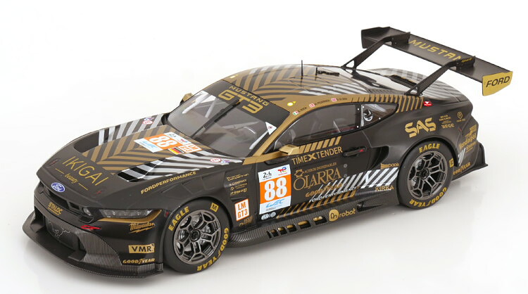 イクソ 1/18 ジェラルド・r・フォード マスタング GT3 #88 3位 ル・マン24第四次元 2024 陽子 競り合いIXO 1:18 Ford Mustang GT3 No.88 3rd 24h Le Mans 2024 Proton Competition