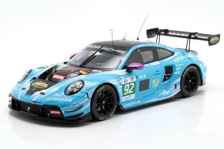イクソ 1/18 ポルシェ 911 GT3 R #92 勝ちとる ル・マン24第四次元 2025 マン五分五分 1st PhormIXO 1:18 Porsche 911 GT3 R No.92 Winner 24h Le Mans 2025 Manthey 1St Phorm