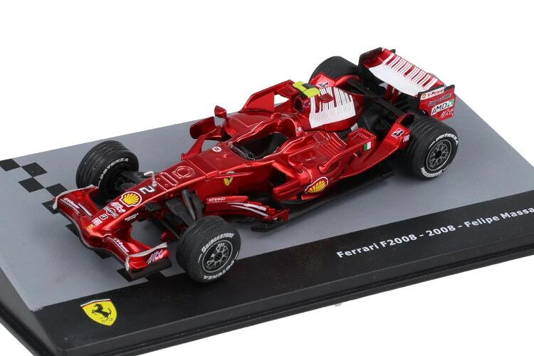 イクソ 1/43 フェラーリ #2 F2008 2008 フェリペ マッサIXO 1:43 Ferrari F2008 #2 2008 Felipe Massa 乗り物のおもちゃ-ミニカー・トイカー