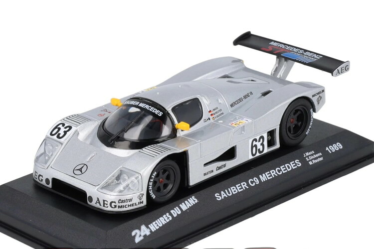 イクソ 1/43 ザウバー C9 メルセデス #63 優勝 ル・マン24時間 1989 J.MIXO 1:43 SAUBER C9 Mercedes #63 Winner 1989 J.M｜Reowide モデルカー カタログ SHOP