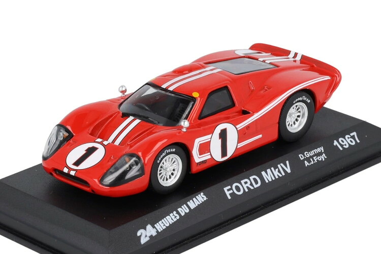 イクソ 1/43 フォード MkIV #1 優勝 ル・マン24時間 1967 D.GurneyIXO 1:43 FORD MkIV #1 Winner 1967 D.Gurney|Reowide モデルカー カタログ SHOP